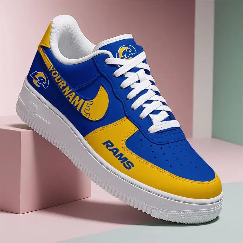 Los Angeles Rams New Personalized AF1-1 Sneakers 2025 AZBTAF1N000019