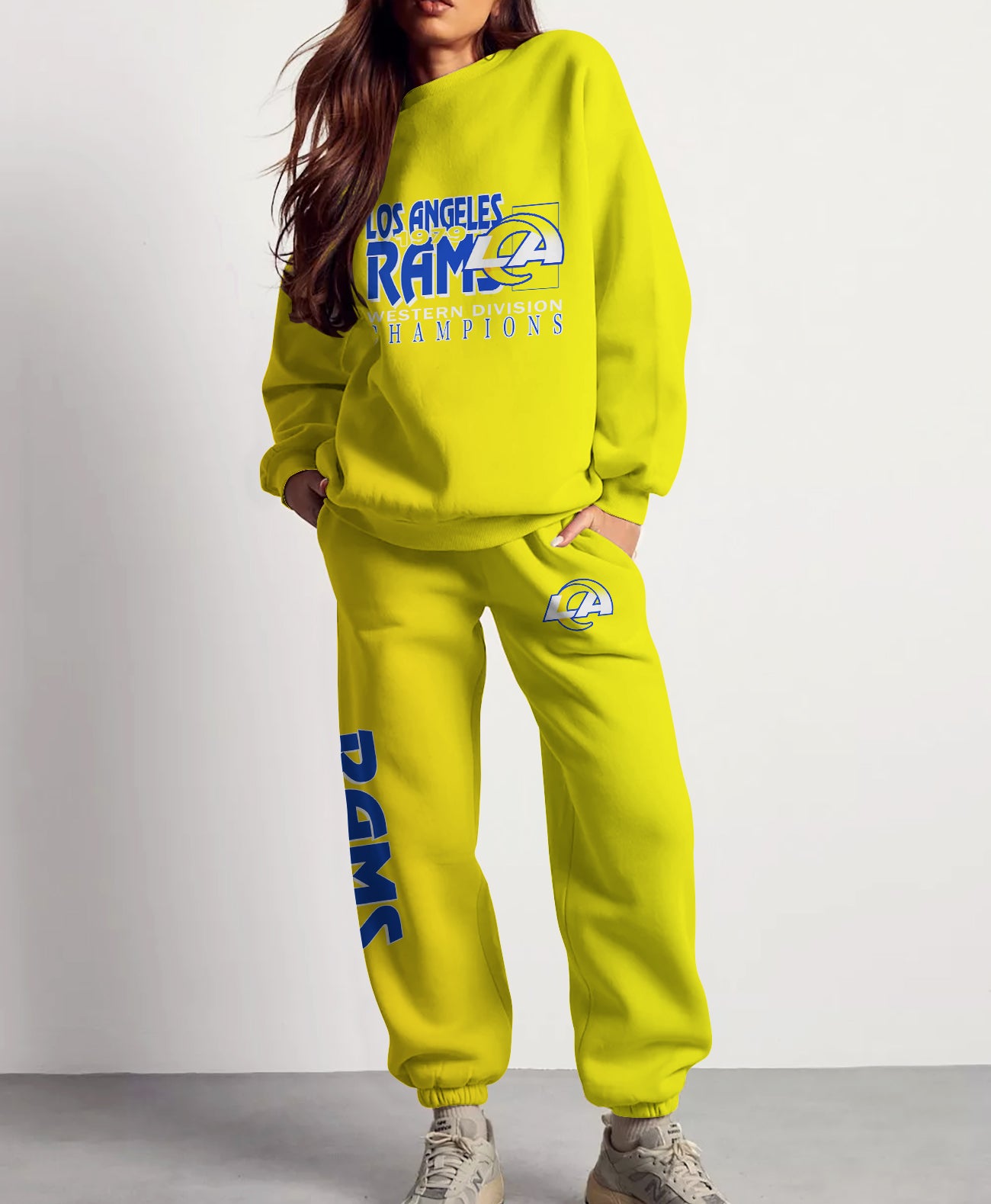 Los Angeles Rams Combo 3D Sweatsuit and Sweatpants Unisex CBSP121