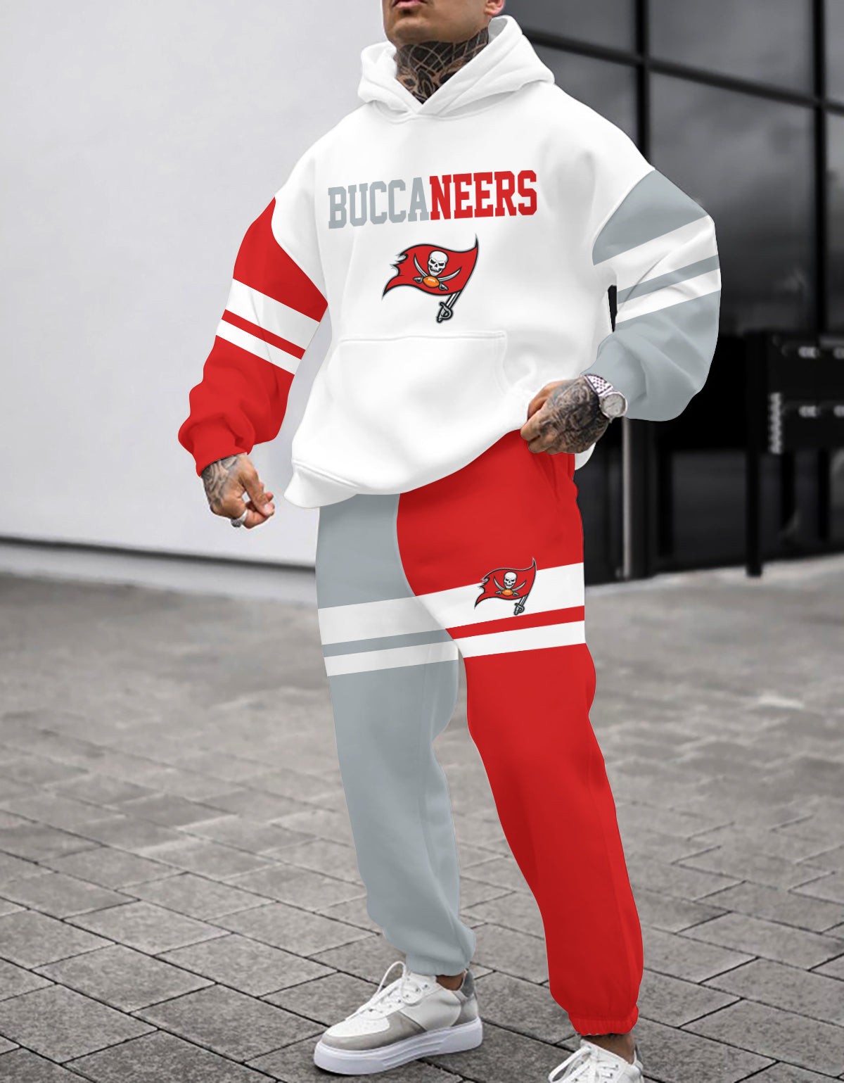 Tampa Bay Buccaneers Combo Pullover Hoodie And Sweatpants AZBTPHSP000107