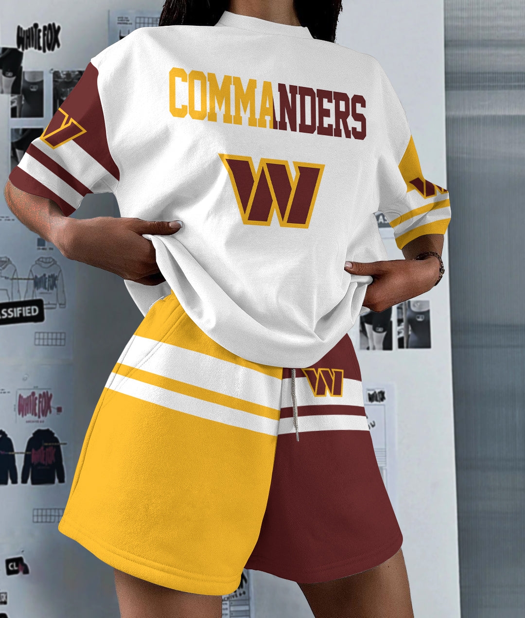 Washington Commanders Limited Edition Top And Shorts Two-Piece Suits