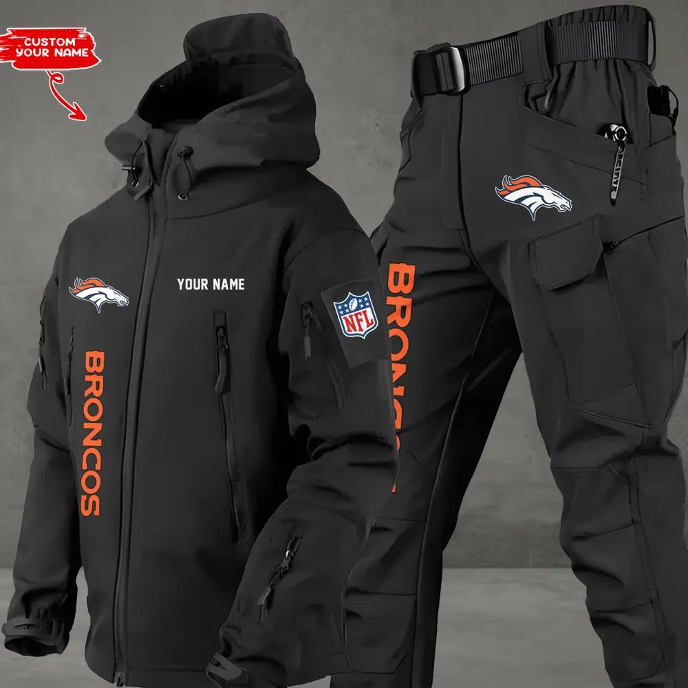 Denver Broncos Outdoor Jacket and Pants 000155
