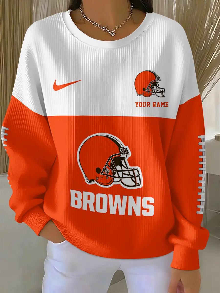 Cleveland Browns Women’s Knit Sweatshirt EM76