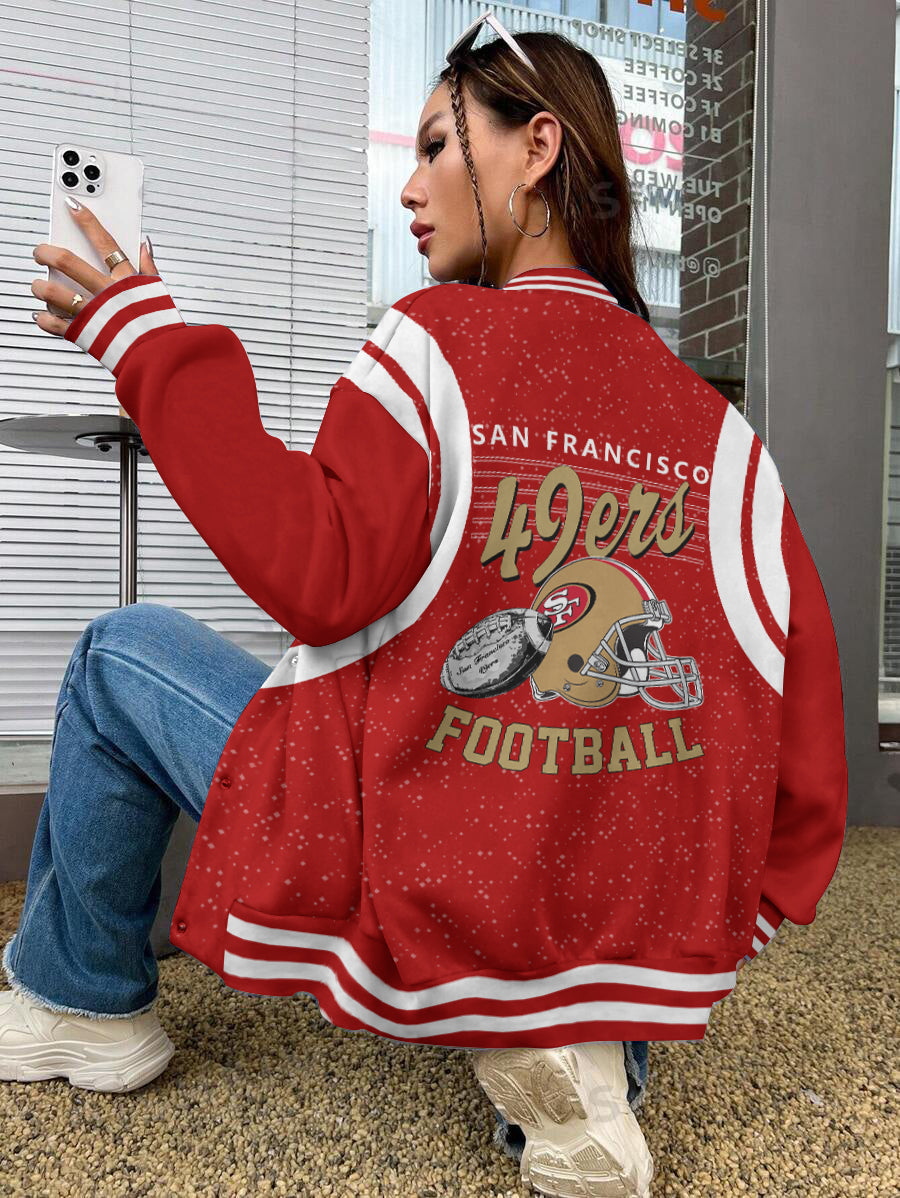 San Francisco 49ers National Football League Varsity Jacket AZBTVJK000641