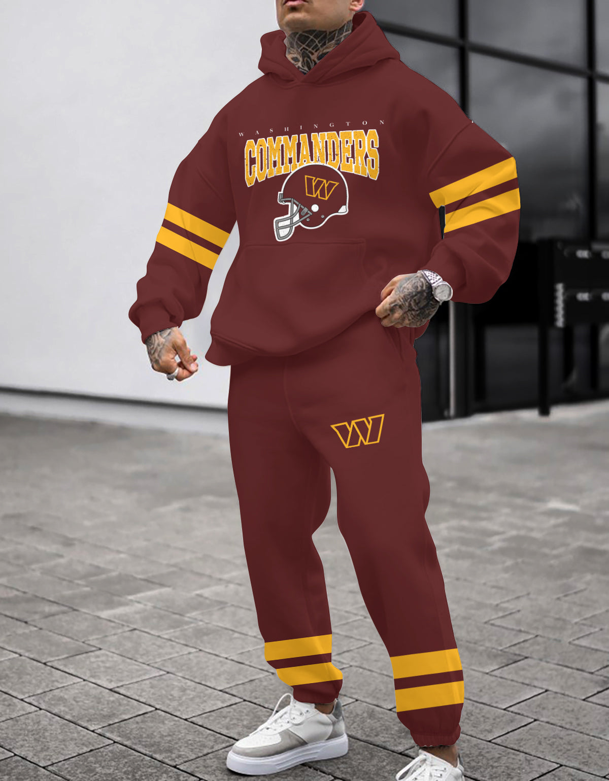Washington Commanders Combo Pullover Hoodie And Sweatpants AZBTPHSP000490