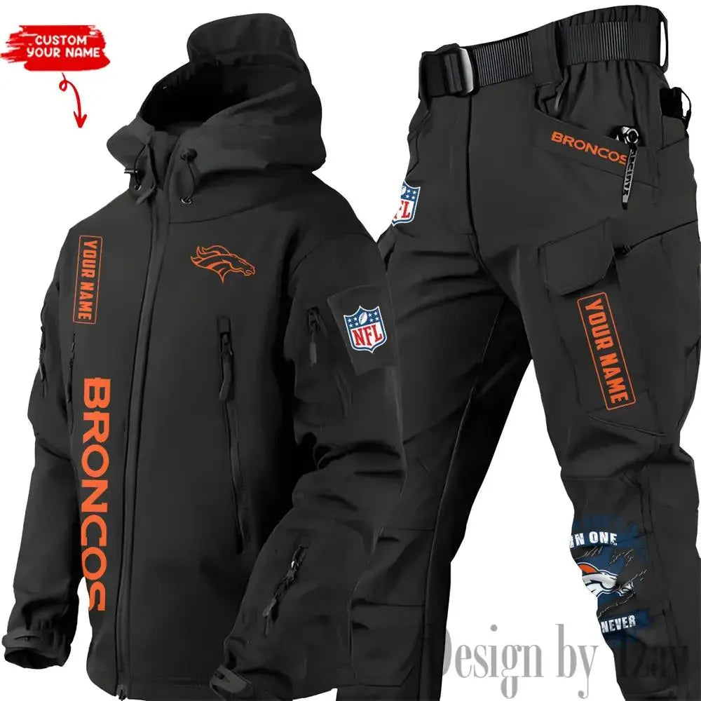 Denver Broncos Outdoor Jacket and Pants 000140