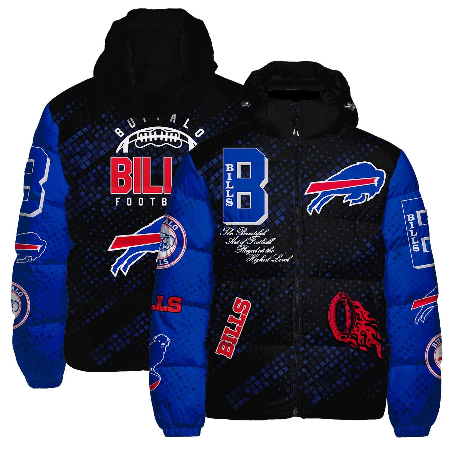 Buffalo Bills CozyCloud Down Jacket AZBTDWJ000050