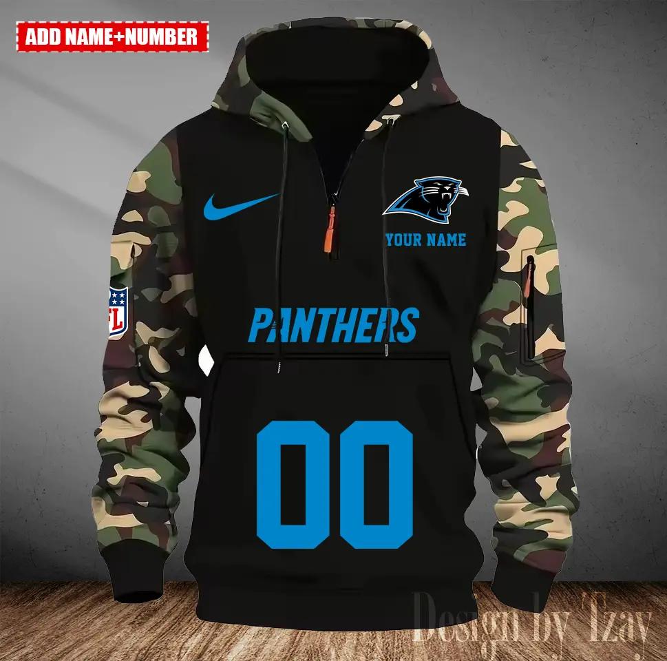 Carolina Panthers Camouflage Hooded Sweatshirt HA08