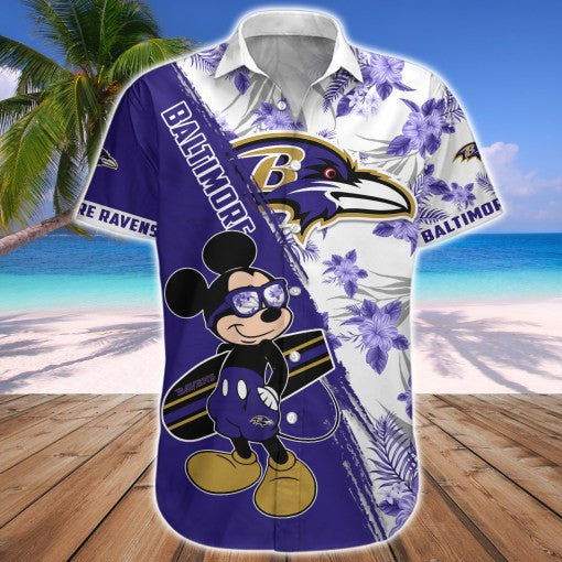 Baltimore Ravens Button Shirt BG828