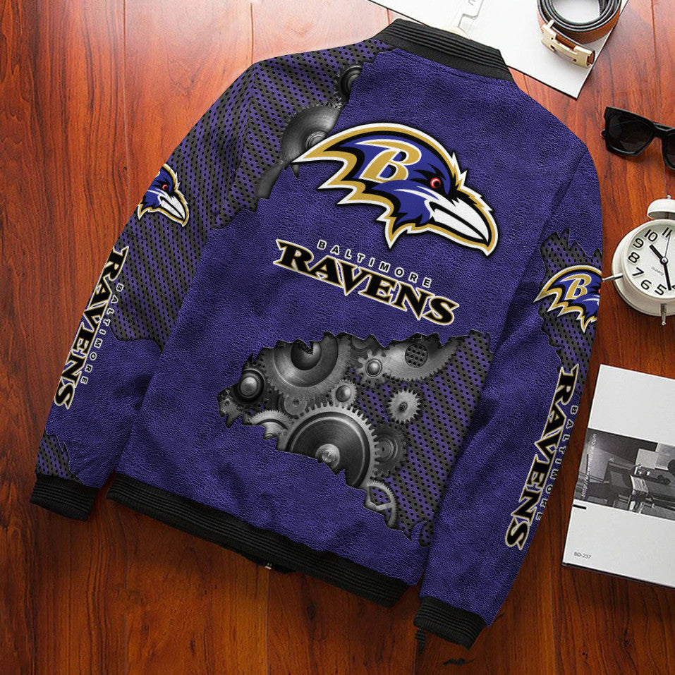 Baltimore Ravens Personalized Bomber Jacket BG583