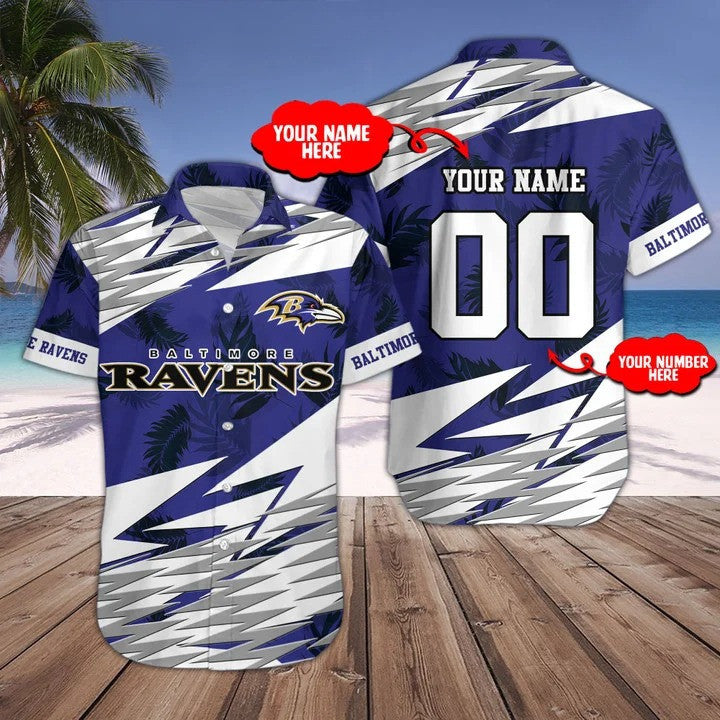 Baltimore Ravens Personalized Button Shirts BG126
