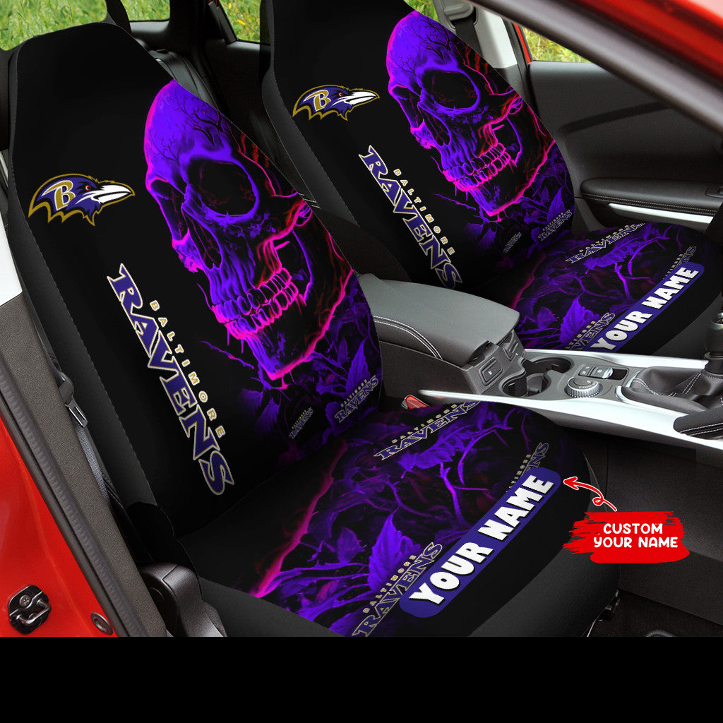 Baltimore Ravens Personalized Car Seat Covers BG373