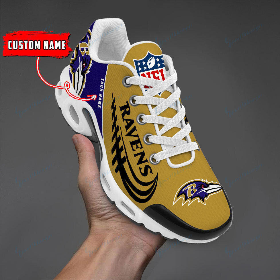 Baltimore Ravens Personalized Plus T-N Youth Sneakers BG03