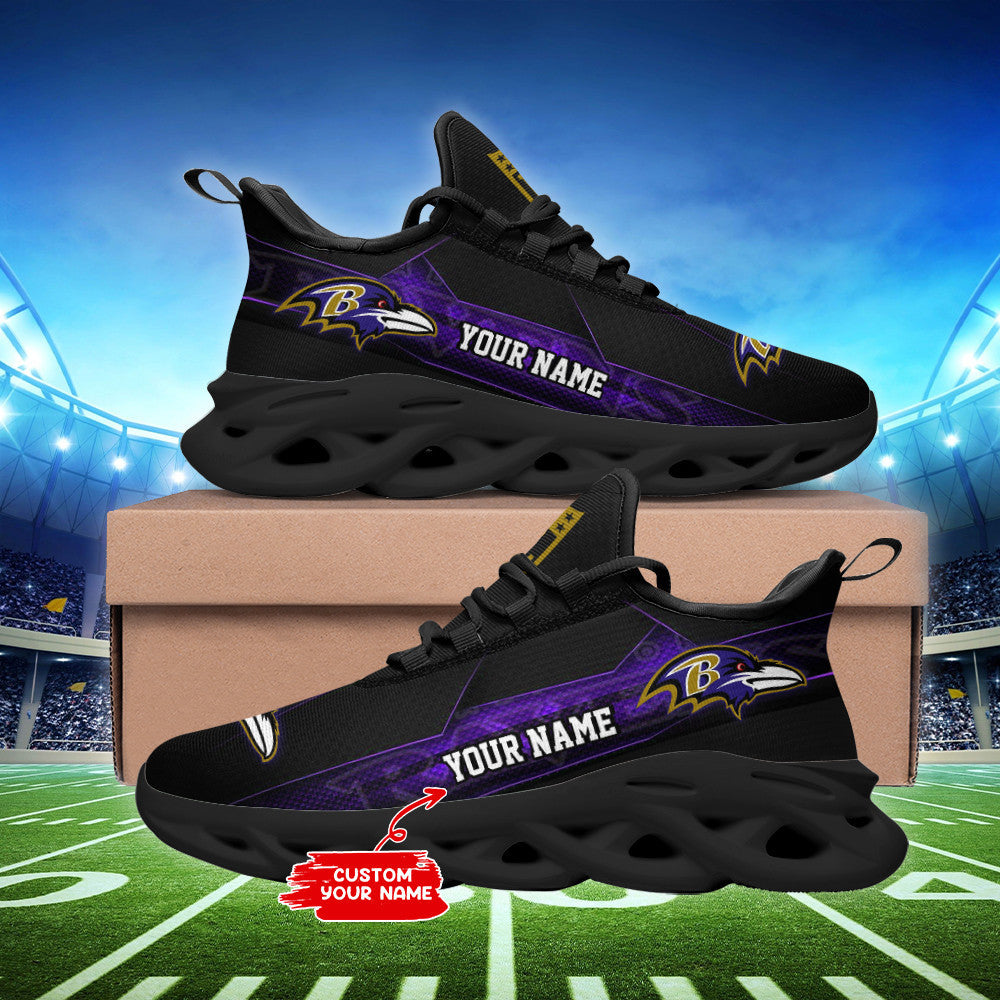 Baltimore Ravens Personalized Yezy Running Sneakers SPD398