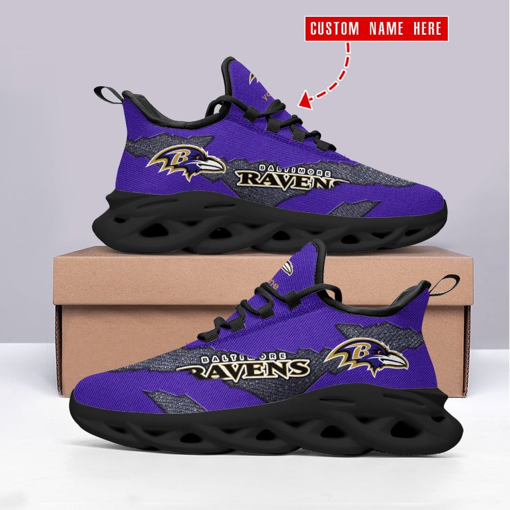 Baltimore Ravens Personalized Yezy Running Sneakers SPD504