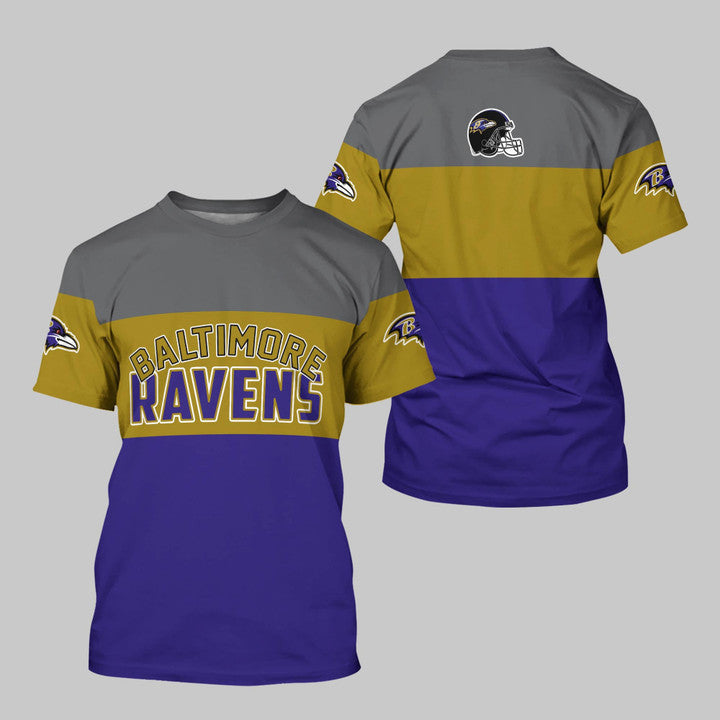 Baltimore Ravens T-shirt Extreme 3D
