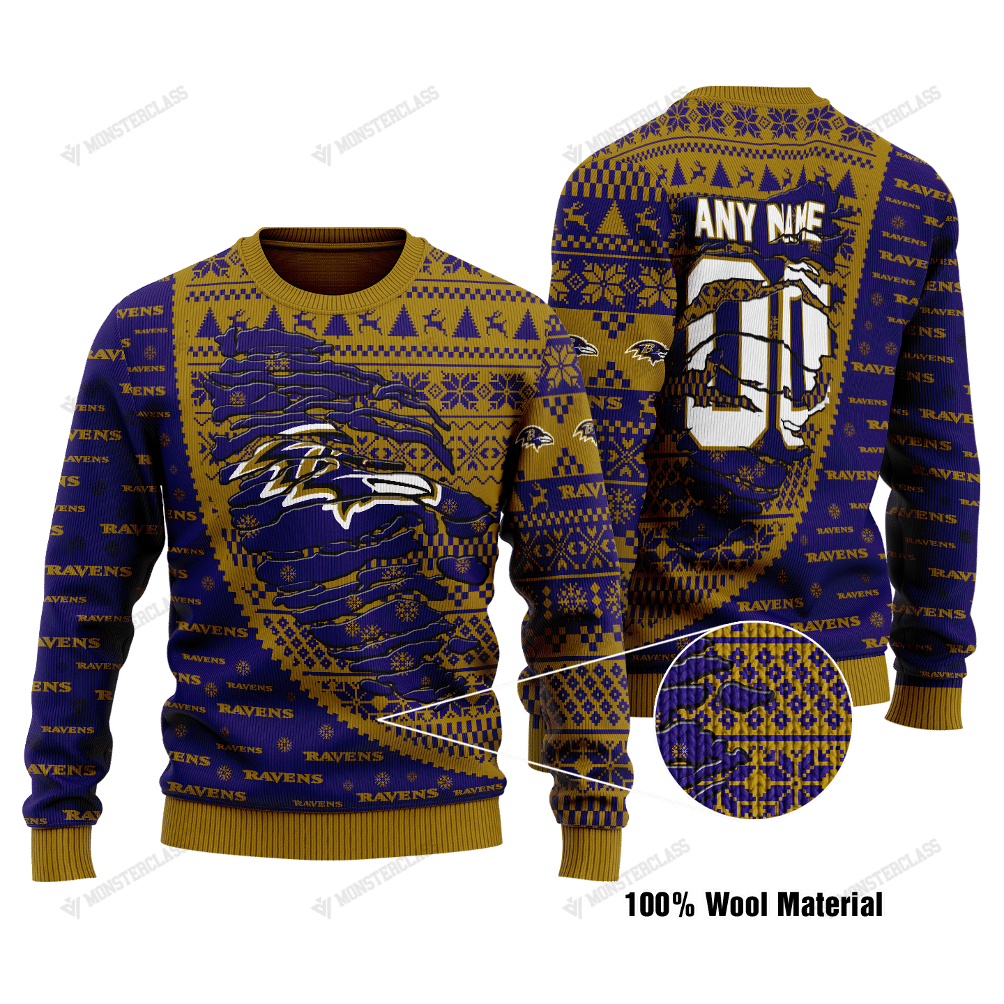 Baltimore Ravens Woolen Sweater 140