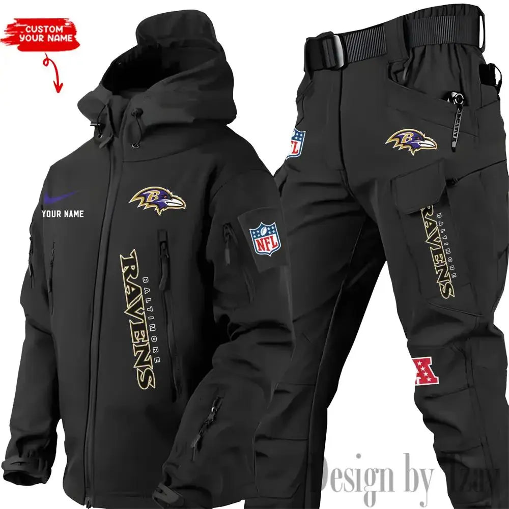 Baltimore Ravens Outdoor Jacket and Pants 000061
