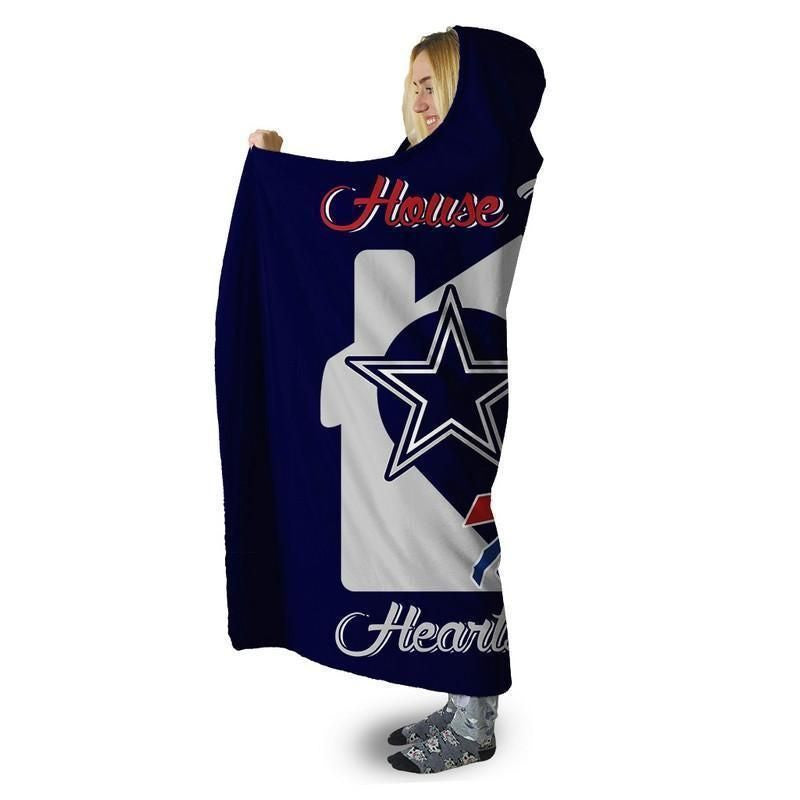 Buffalo Bills And Dallas Cowboys Limited Edition Hooded Blanket GTS003288