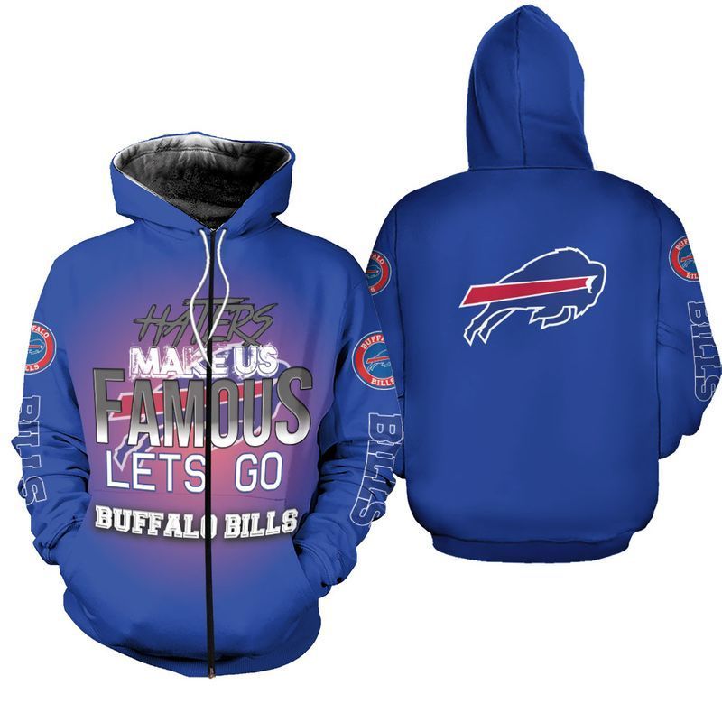 Buffalo Bills Limited Edition All Over Print Sweatshirt Zip Hoodie T shirt Hoodie Size S-5XL