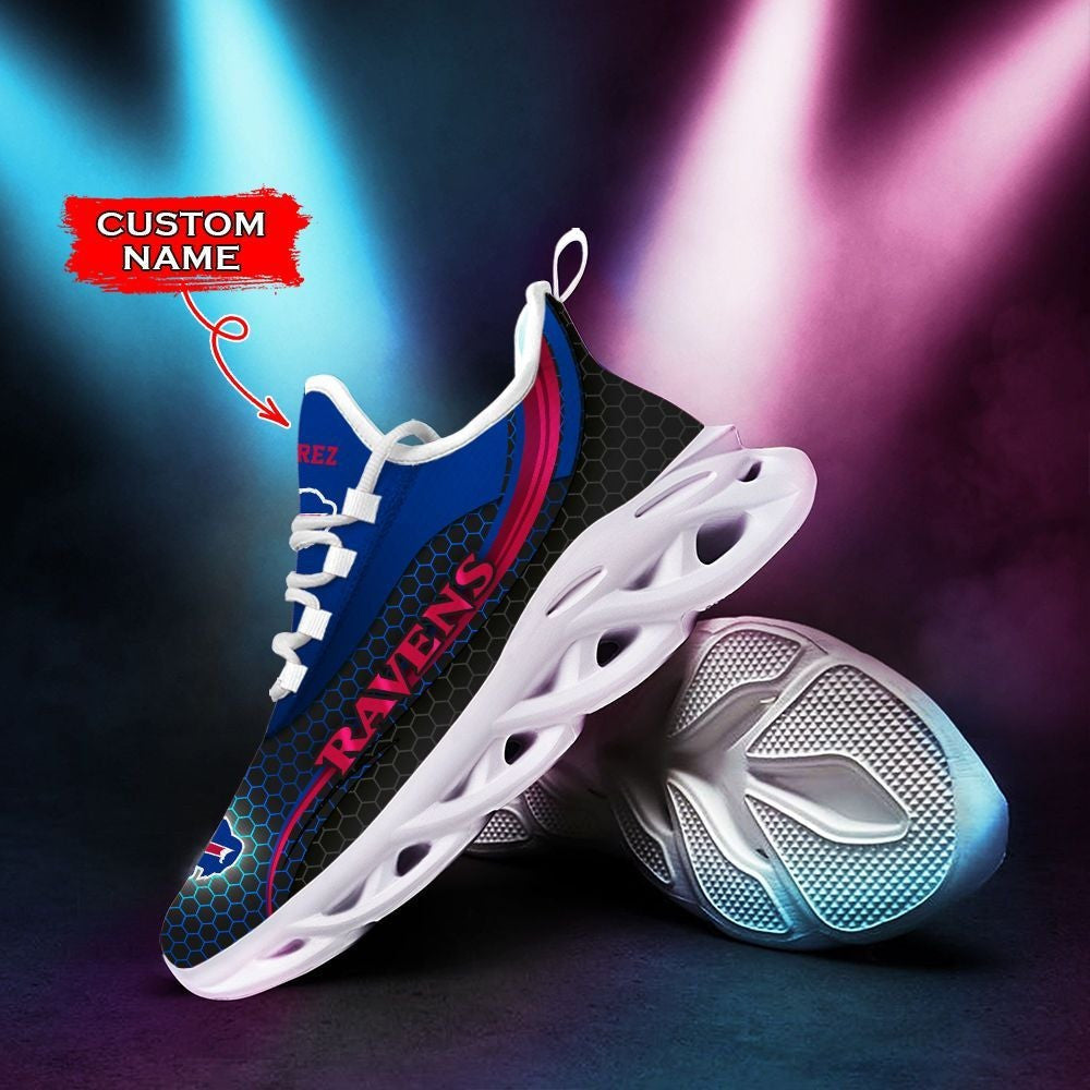 Buffalo Bills Max Soul Clunky Sneakers Shoes Luxury NFL Custom name