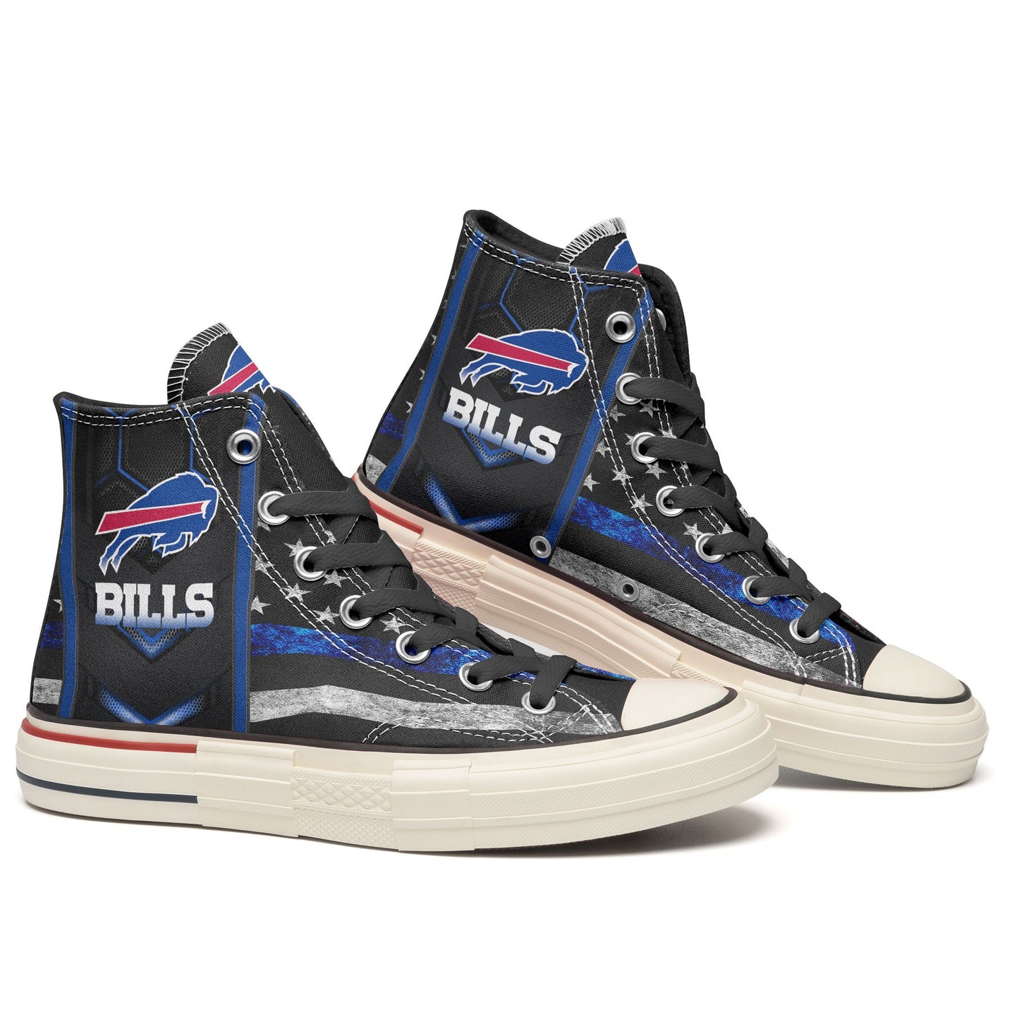 Buffalo Bills New High Top Canvas Shoes 66