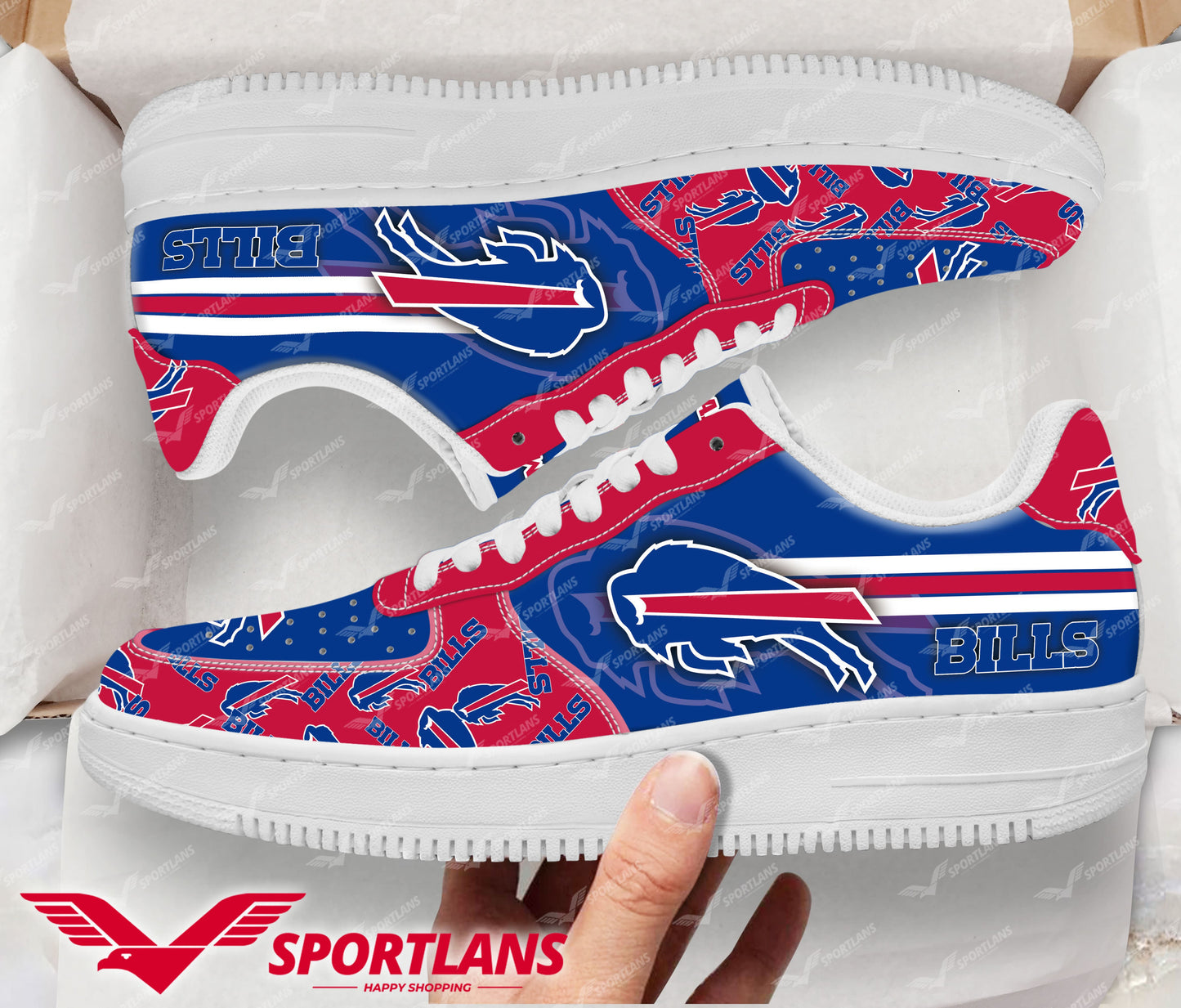 Buffalo Bills NFL Personalized Air Force 1 Shoes
