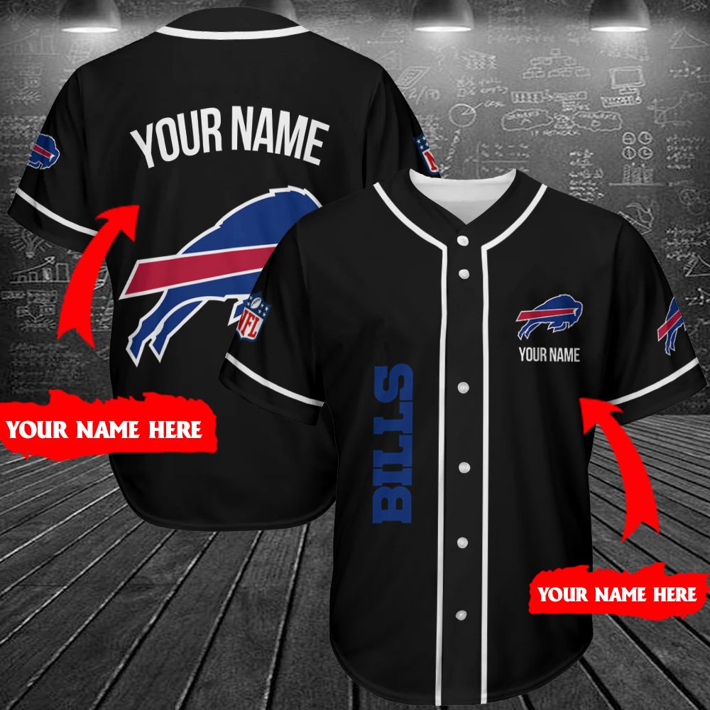 Buffalo Bills Personalized Baseball Jersey Shirt 199
