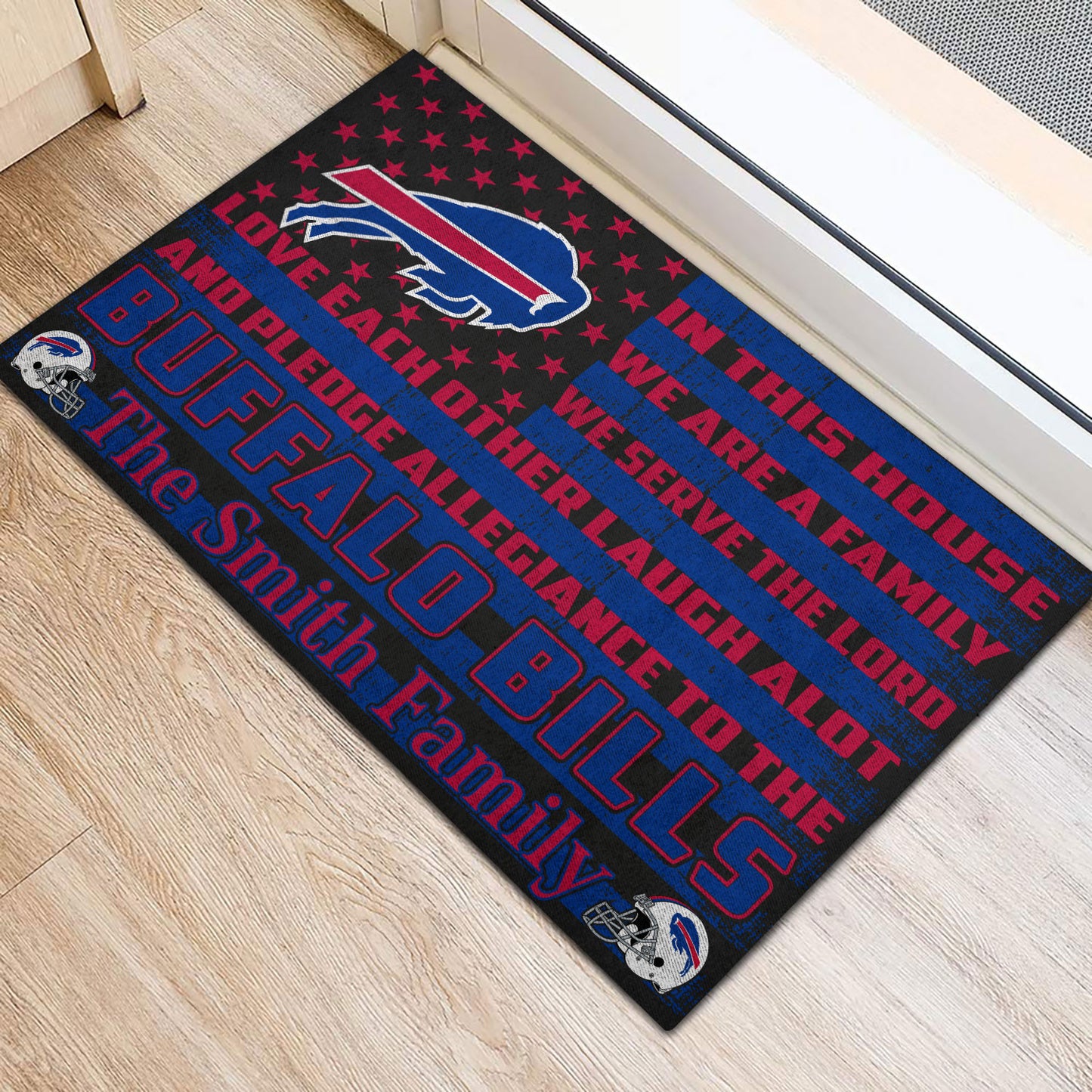 Buffalo Bills Personalized Doormat BG287