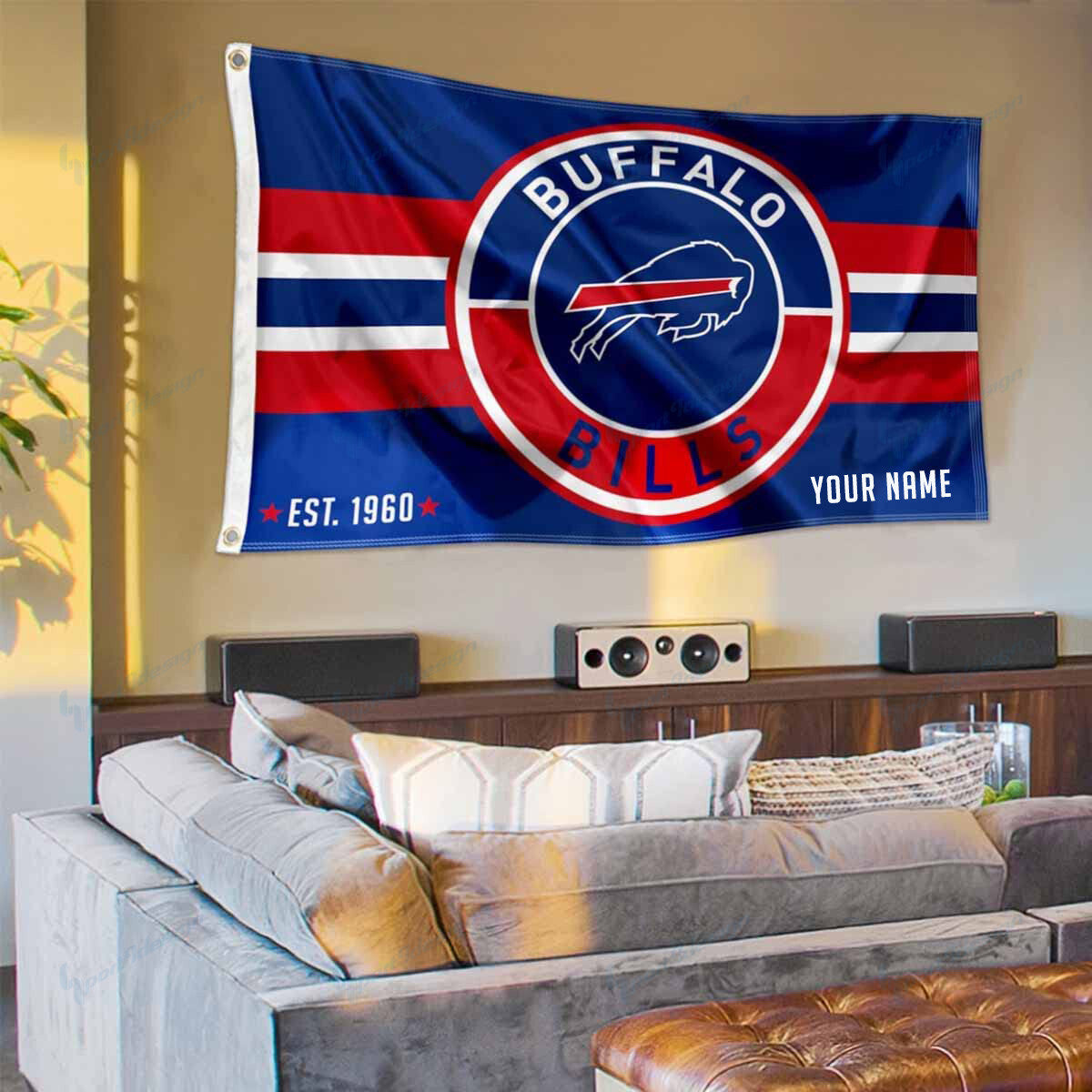Buffalo Bills Personalized Flag 170