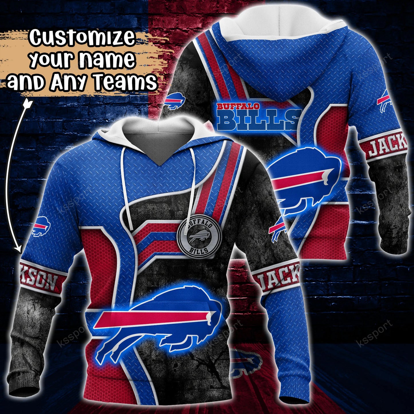 Buffalo Bills Personalized Hoodie BG887