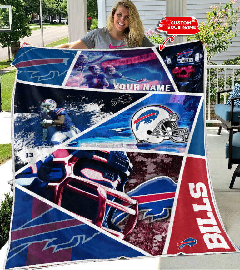 Buffalo Bills Personalized Premium Quilt BG01