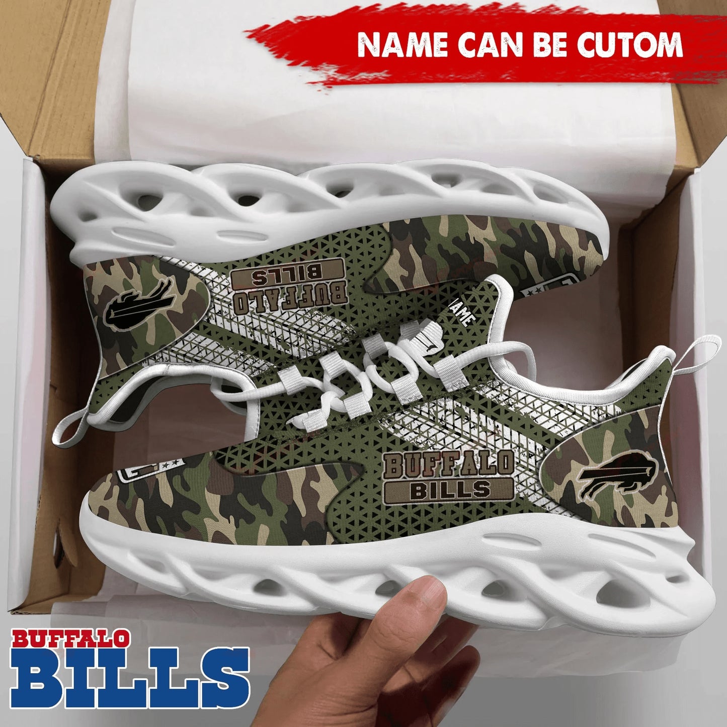 Buffalo Bills Personalized Yezy Running Sneakers SPD593