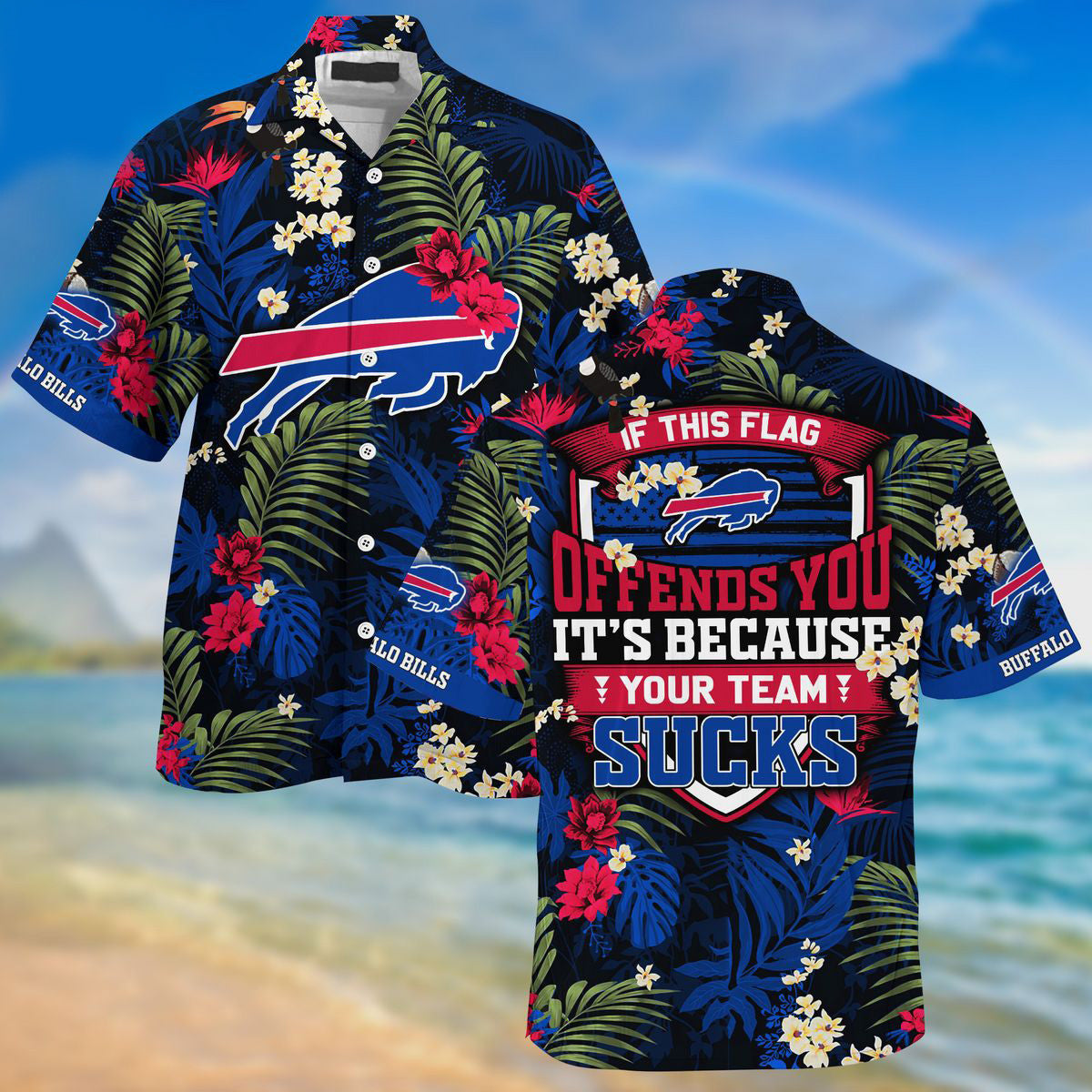 Buffalo Bills Summer Hawaiian Shirt 16