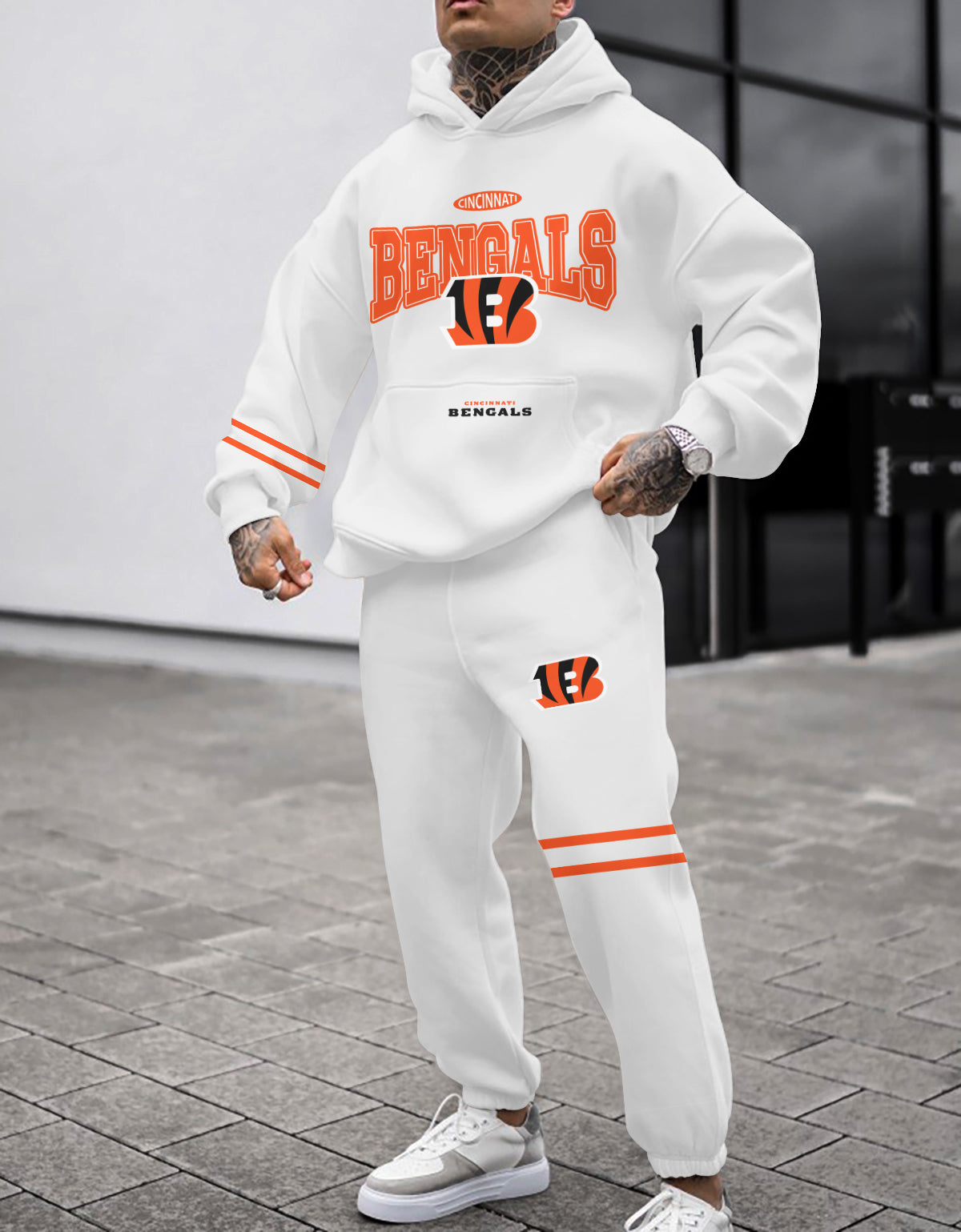 Cincinnati Bengals Combo Pullover Hoodie And Sweatpants AZBTPHSP000412