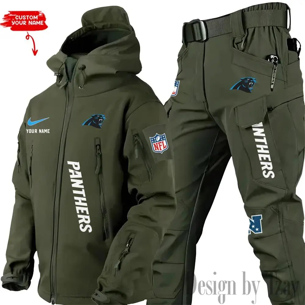 Carolina Panthers Outdoor Jacket and Pants 000064