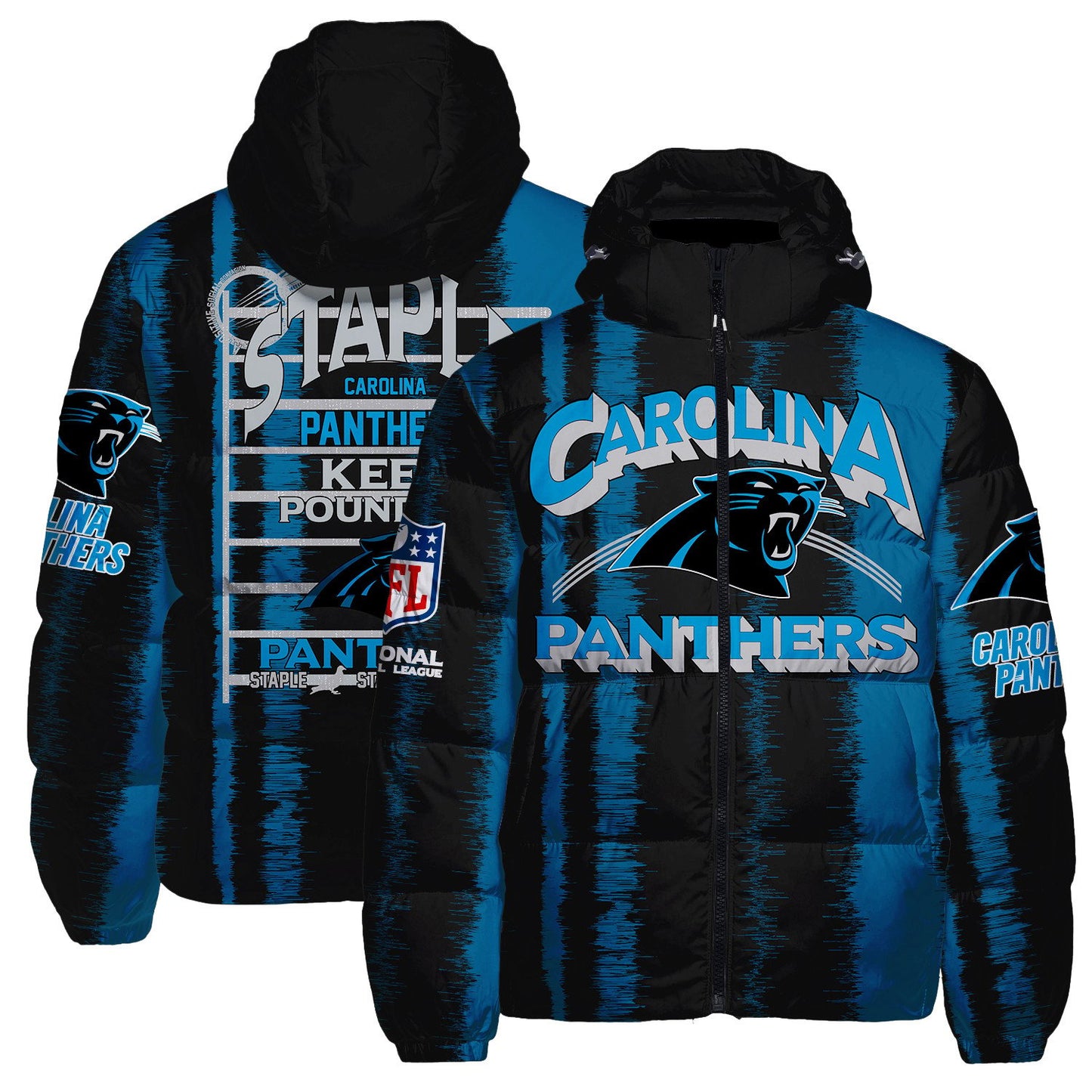 Carolina Panthers CozyCloud Down Jacket AZBTDWJ000231