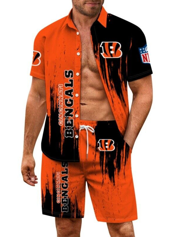 Cincinnati Bengals Combo Hawaiian Shirt and Shorts AZBTHWSS000118