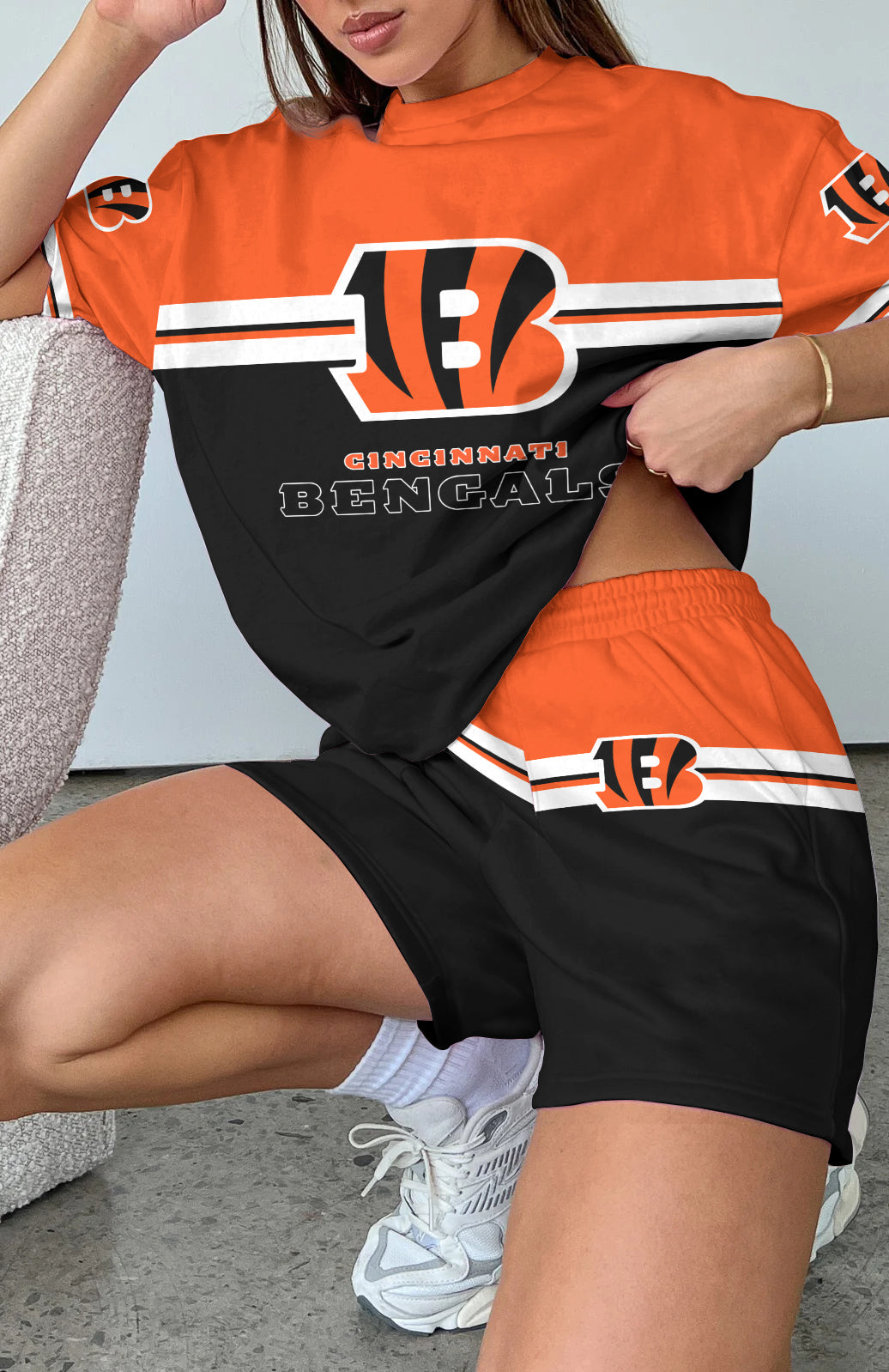 Cincinnati Bengals Limited Edition Top And Shorts Two-Piece Suits (1)