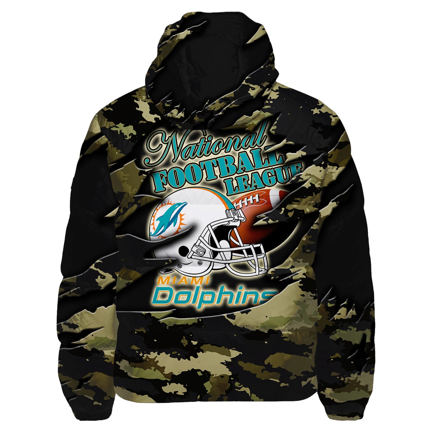 Miami Dolphins CozyCloud Down Jacket AZBTDWJ000319