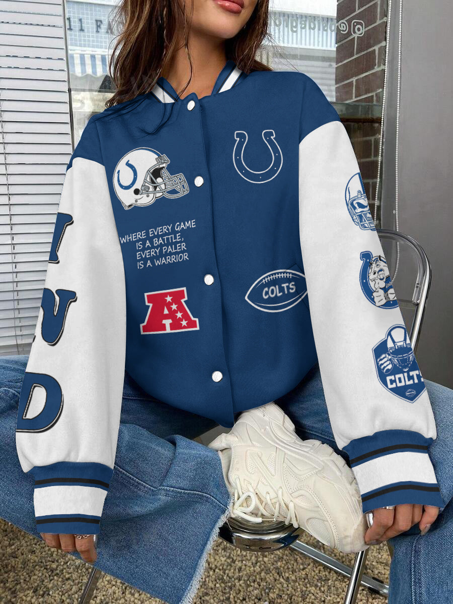 Indianapolis Colts National Football League Varsity Jacket AZBTVJK000606