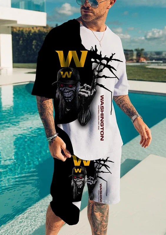 Washington Commanders T-shirt and Shorts AZTS451