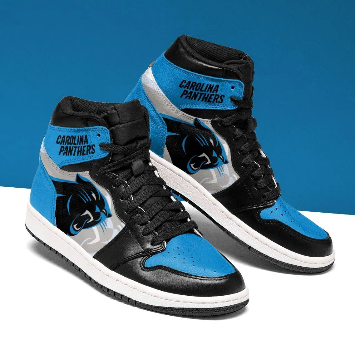 Carolina Panthers Custom Jshoes