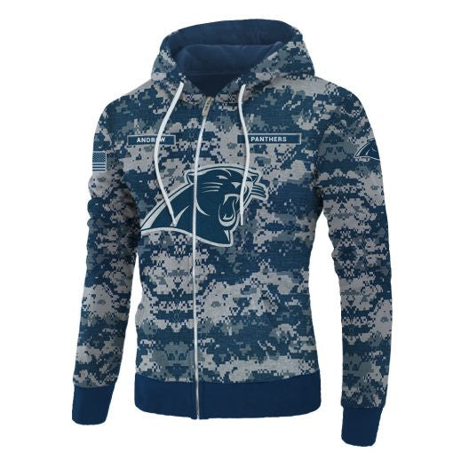 Carolina Panthers Personalized All Over Printed 386