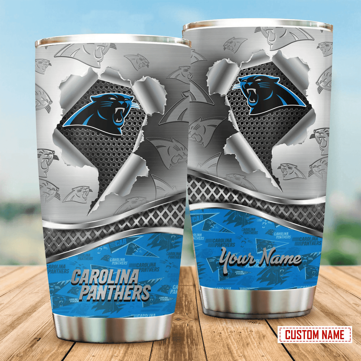 Carolina Panthers Personalized Tumbler BG352