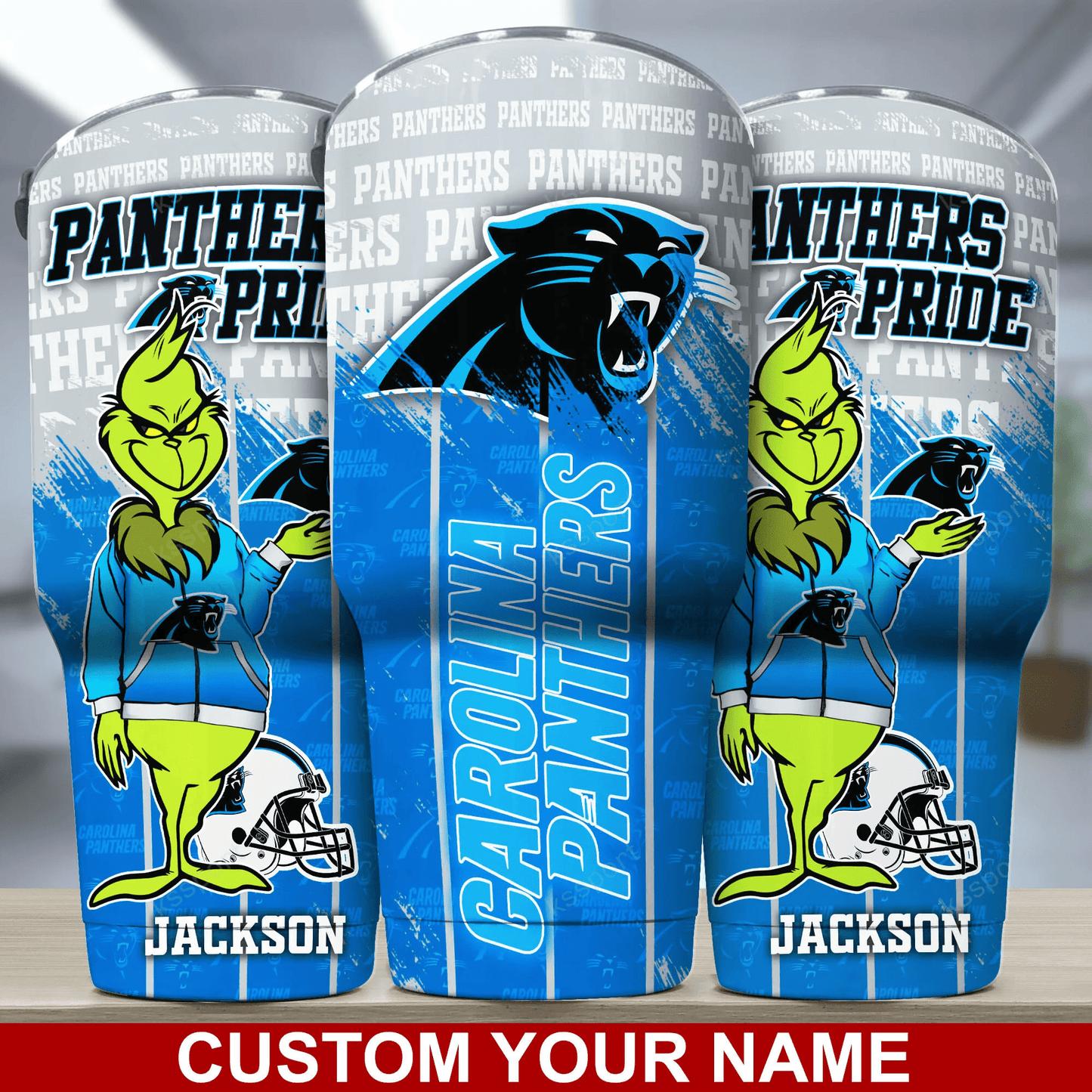 Carolina Panthers Personalized Tumbler BG93