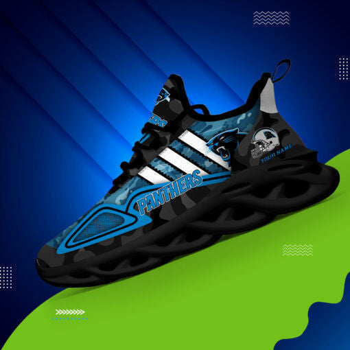 Carolina Panthers Personalized Yezy Running Sneakers BB268