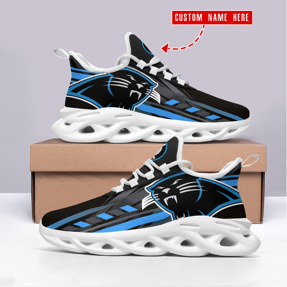 Carolina Panthers Personalized Yezy Running Sneakers BB345