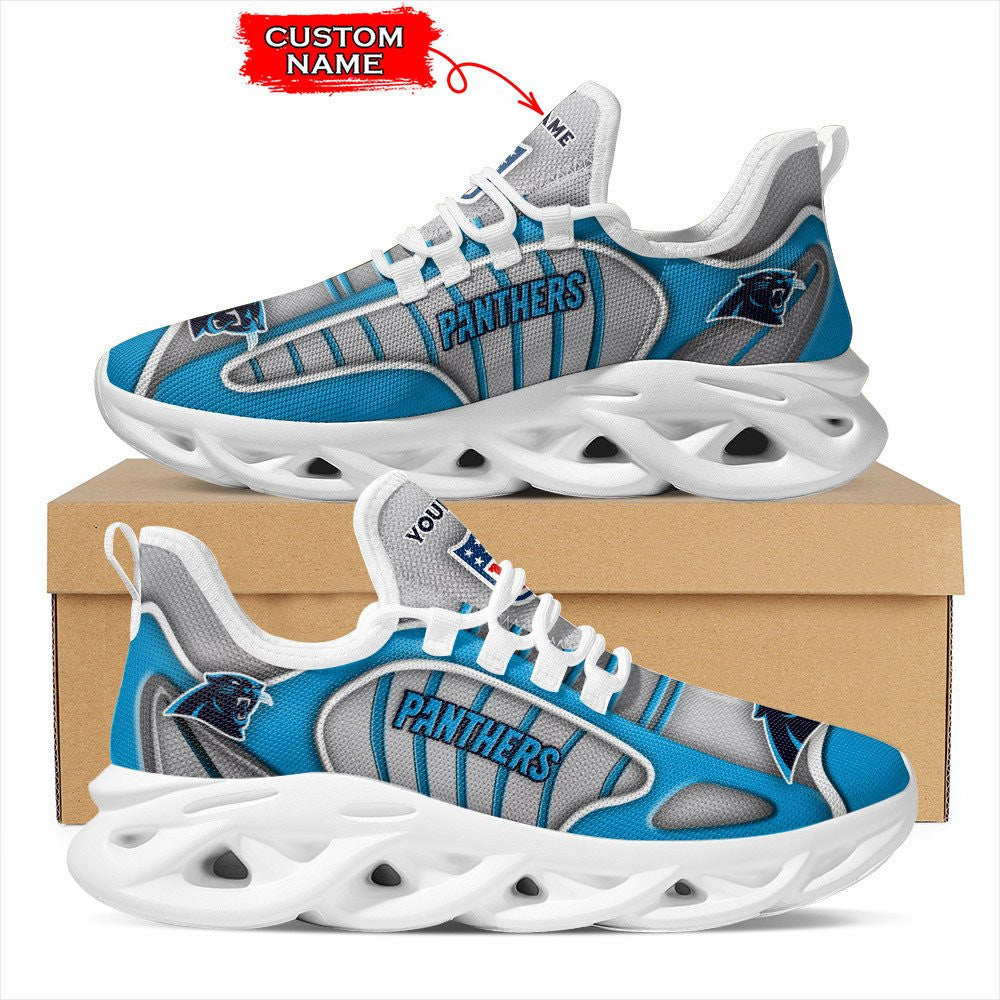 Carolina Panthers Personalized Yezy Running Sneakers BG141