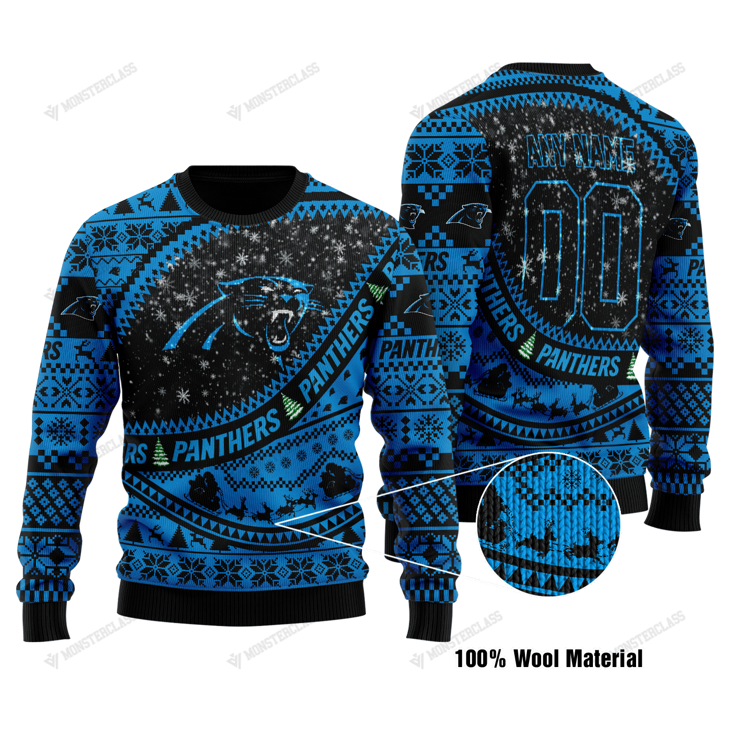 Carolina Panthers Woolen Sweater 113