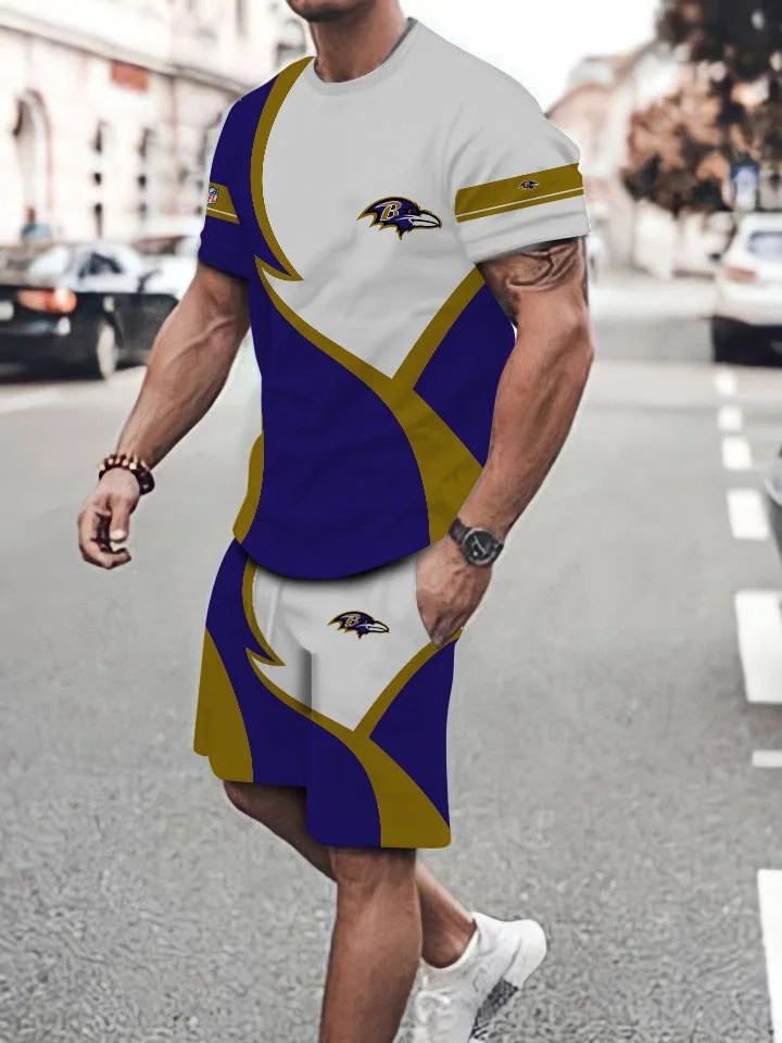 Baltimore Ravens T-shirt and Shorts AZTS252